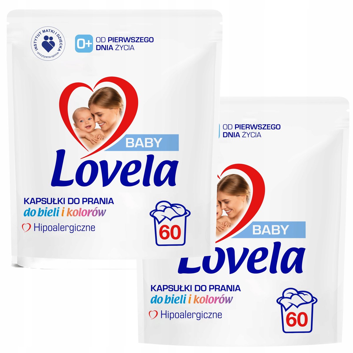 LOVELA HIPOALERGICZNE kapsułki do prania 120 prań