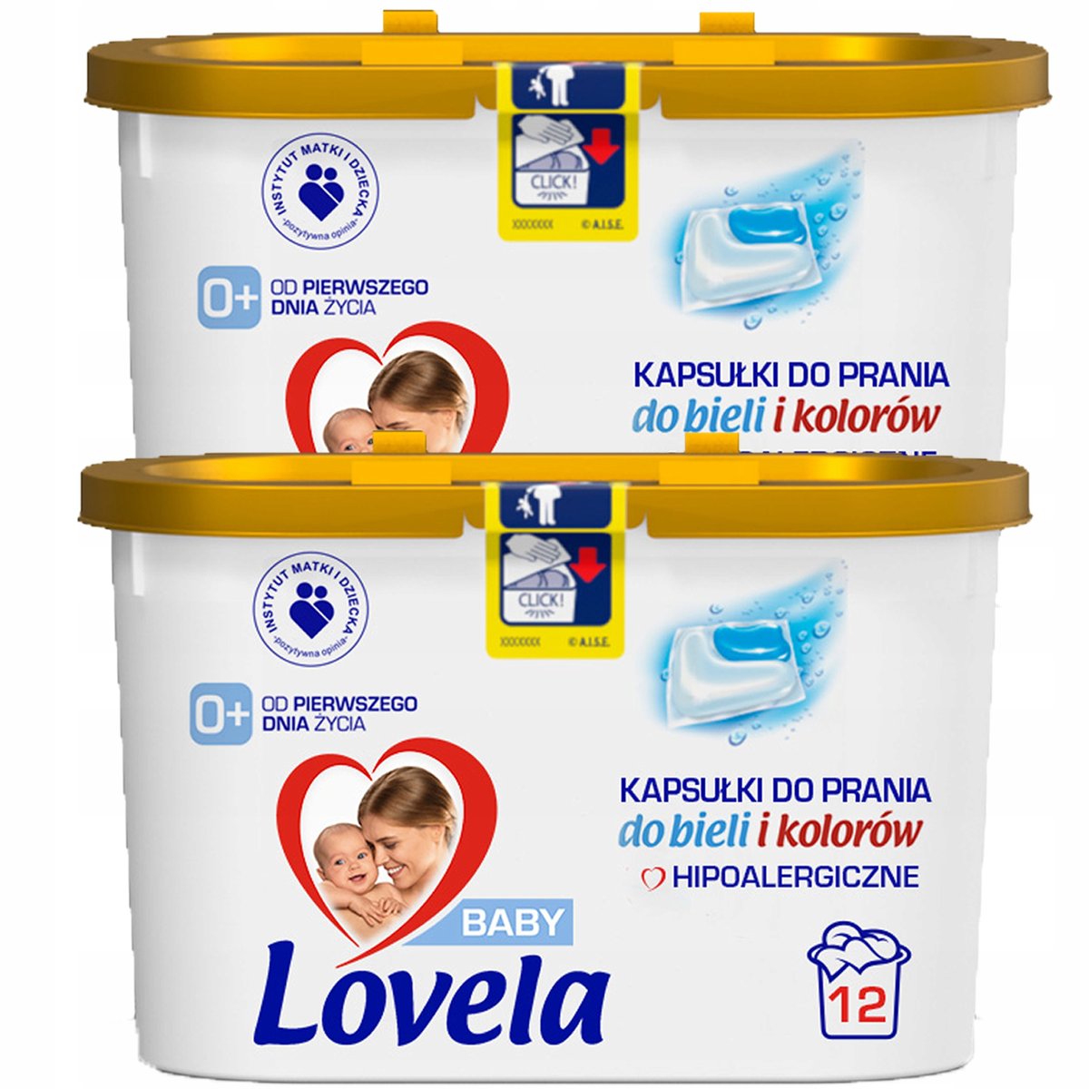 LOVELA HIPOALERGICZNE kapsułki do prania 24 prania