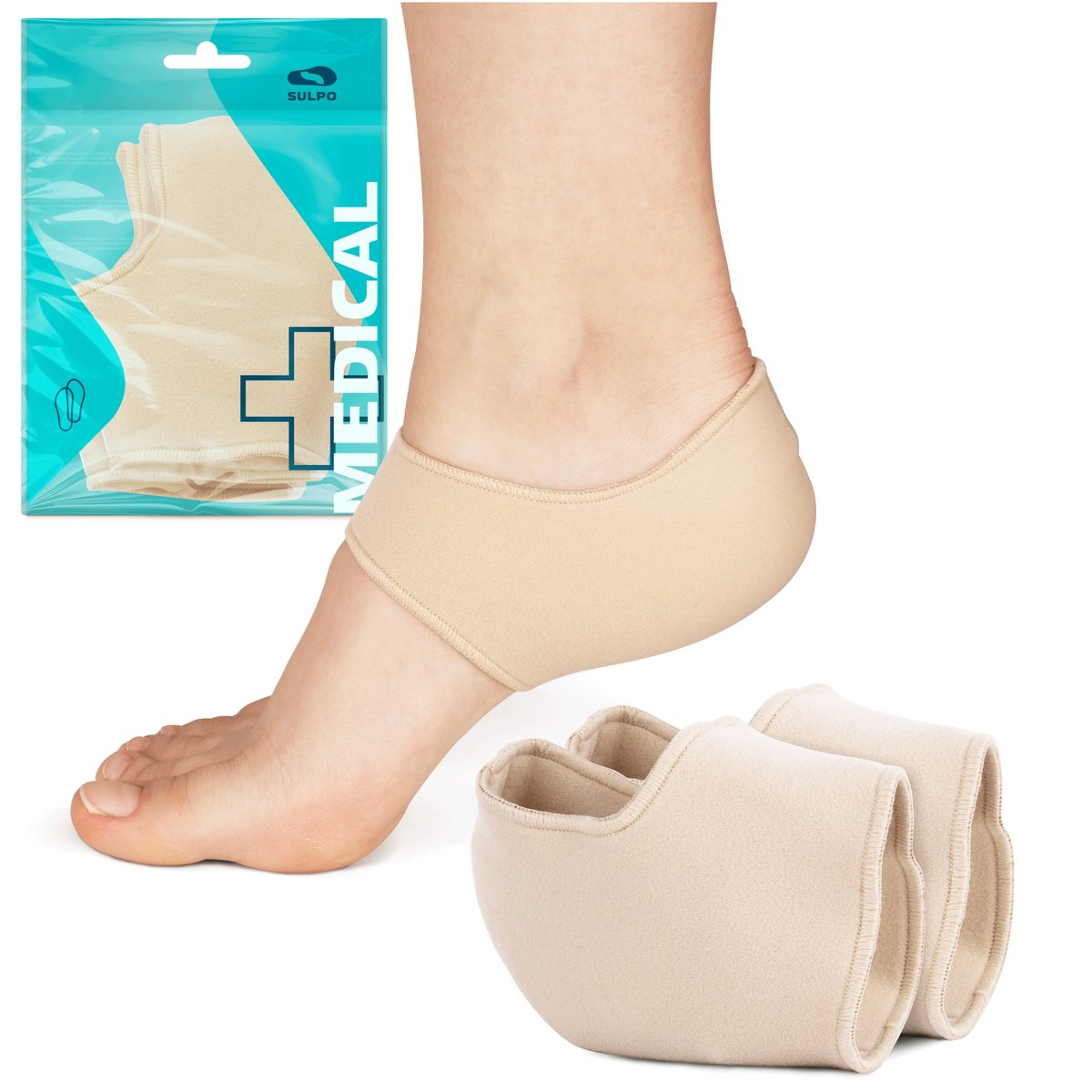 Ochronna opaska osłonka na pięty ostroga ostroga piętowa odciski komfort S 36-40