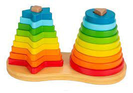 Madej układanka wieża drewniana 46399