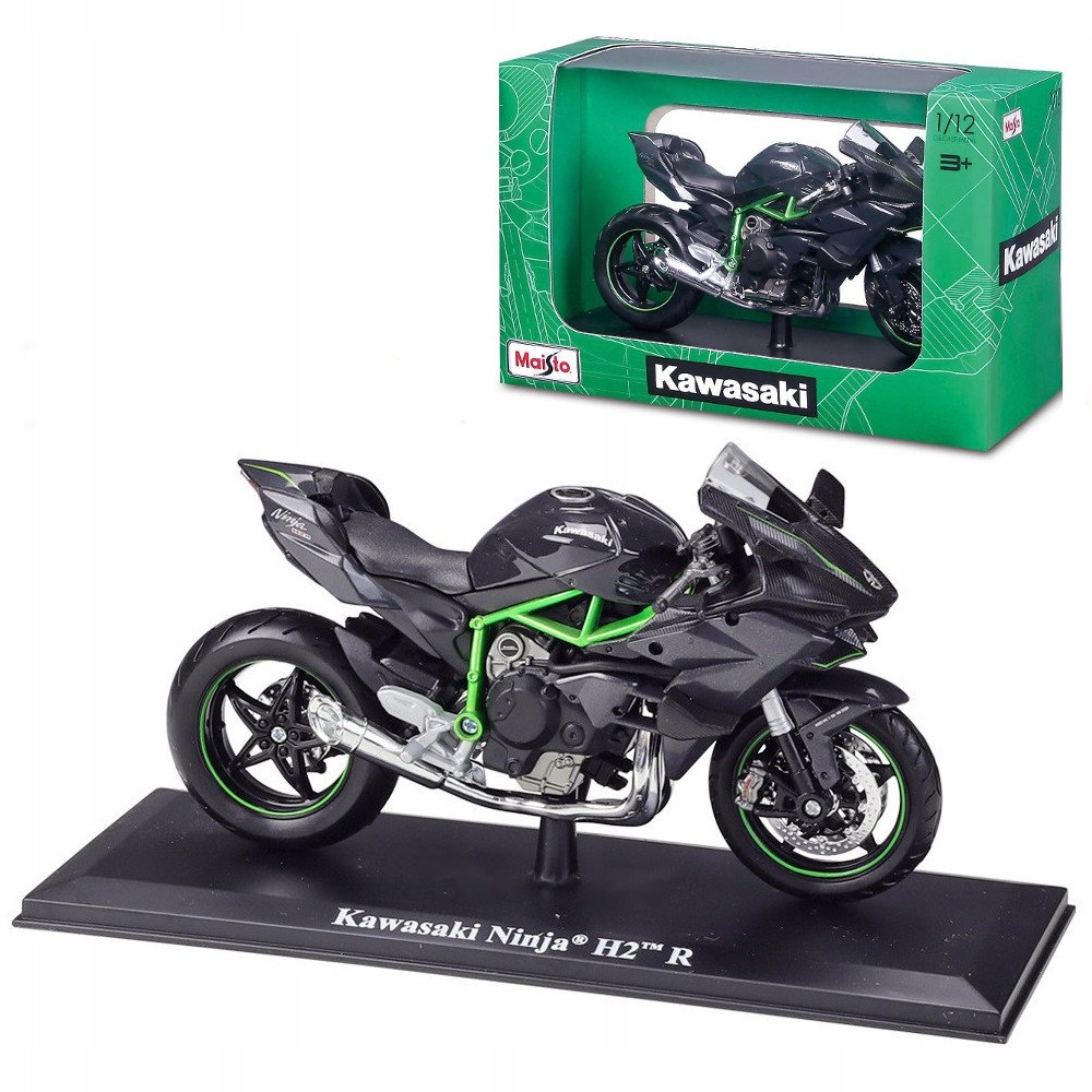 Kawasaki Ninja H2R Model Z Podstawką Skala 1:12 Maisto