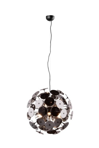 Discalgo lampa wisząca 6xE14 czarna/chrom 309900657