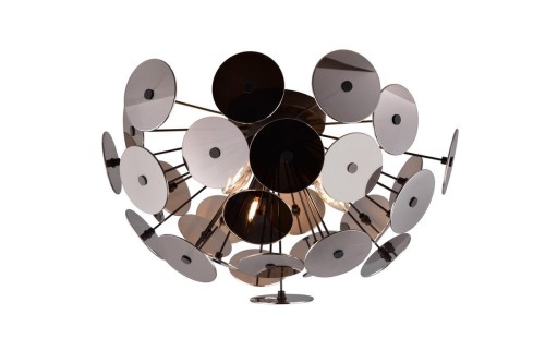 Discalgo lampa sufitowa 3xE14 czarna/chrom 609900357
