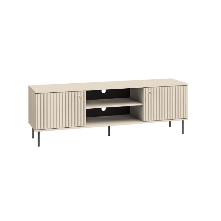 Szafka RTV frezowana SOPHIE 06 cashmere