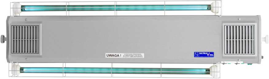 NBVE-110/110N 2-funkcyjna lampa bakteriobójcza przepływowa ścienna