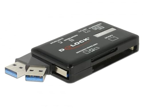 Delock SuperSpeed czytnik kart USB do CF/SD/MicroSD/MS/M2/xD