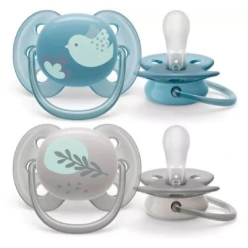 AVENT Ultra Soft Miękki smoczek uspokajający ortodontyczny 6-18m SCF091/15, 2szt.