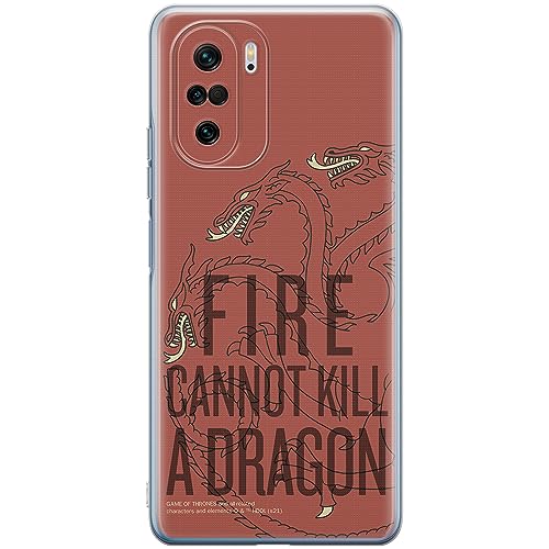 ERT GROUP etui na telefon Xiaomi MI 11i/ REDMI K40/K40 PRO/POCO F3/ F3 PRO, case oryginalny i oficjalnie licencjonowany przez Game of Thrones, wzór 015, optymalnie dopasowane, plecki z TPU