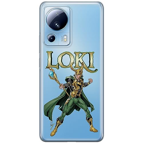 ERT GROUP etui na telefon Xiaomi 13 LITE/CIVI 2, case oryginalny i oficjalnie licencjonowany przez Marvel, wzór Loki 002, optymalnie dopasowane, plecki z TPU częściowo przeźroczyste