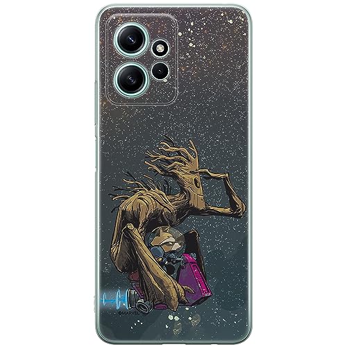 Etui Strażnicy Galaktyki 004 Marvel Nadruk pełny Granatowy Producent: Xiaomi, Model: REDMI NOTE 12 4G