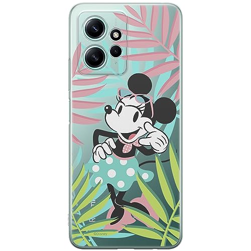 ERT GROUP etui na telefon Xiaomi REDMI NOTE 12 4G, case oryginalny i oficjalnie licencjonowany przez Disney, wzór Minnie 040, optymalnie dopasowane, plecki z TPU częściowo przeźroczyste