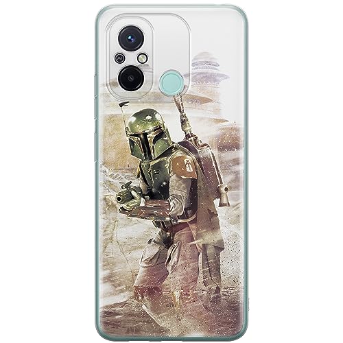 Etui Boba Fett 001 Star Wars Nadruk pełny Biały Producent: Xiaomi, Model: REDMI 12C/ REDMI 11A