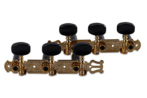 Gewa 545220 Mechanika Gitara Klasyczna Pro Złoty Sztuka z Lirą