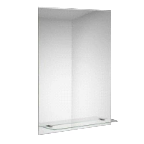 600 x 800 mm designerskie lustro łazienkowe + szklana półka MC150