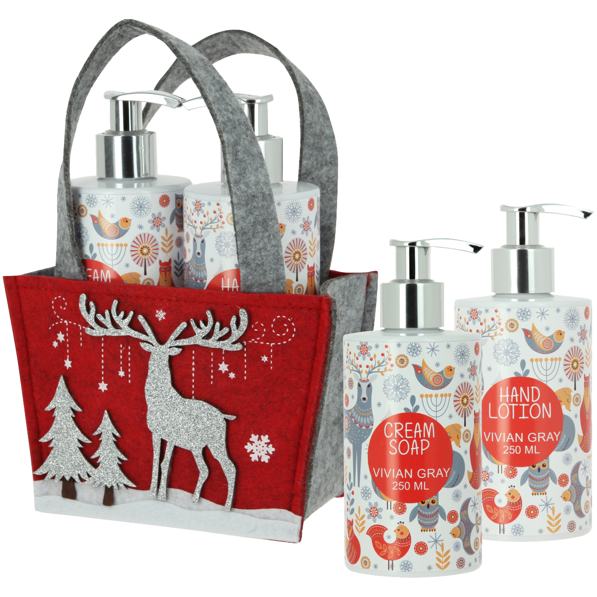 zestaw: mydło w płynie do rąk, 250 ml + balsam do rąk, 250 ml