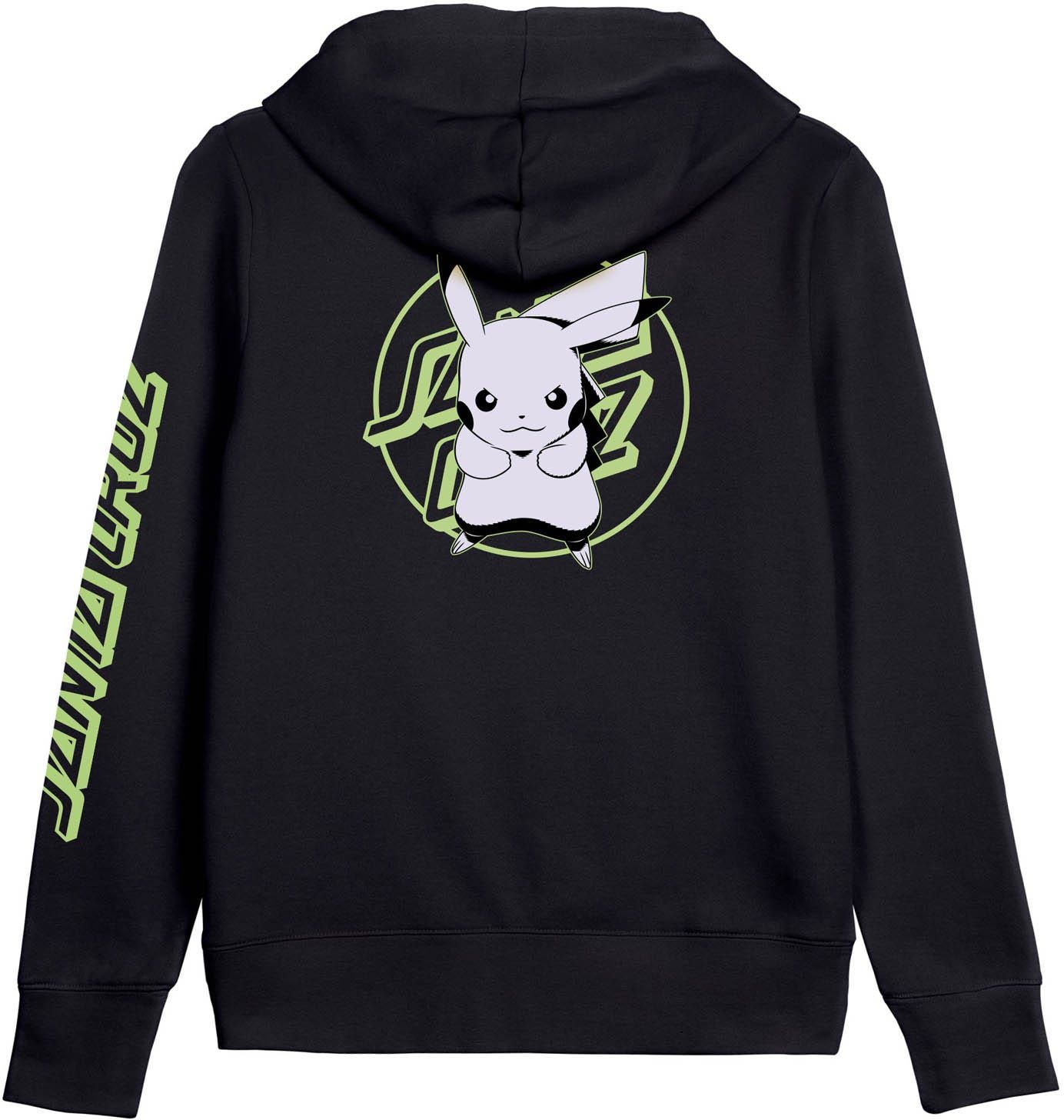 bluza damska SANTA CRUZ POKEMON PIKACHU DOT HOOD Black