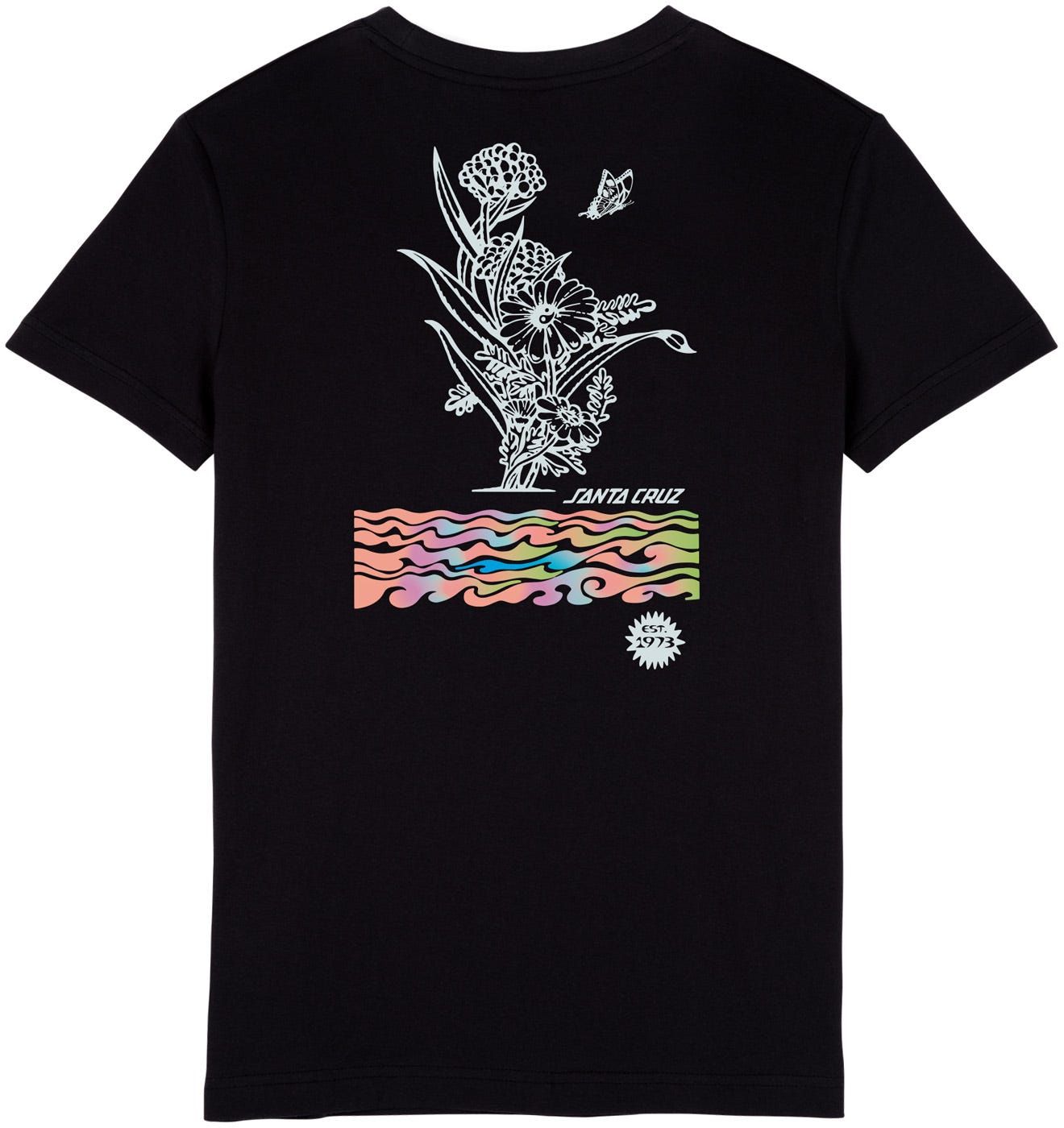 t-shirt damski SANTA CRUZ DIGI BLOOM TEE Black