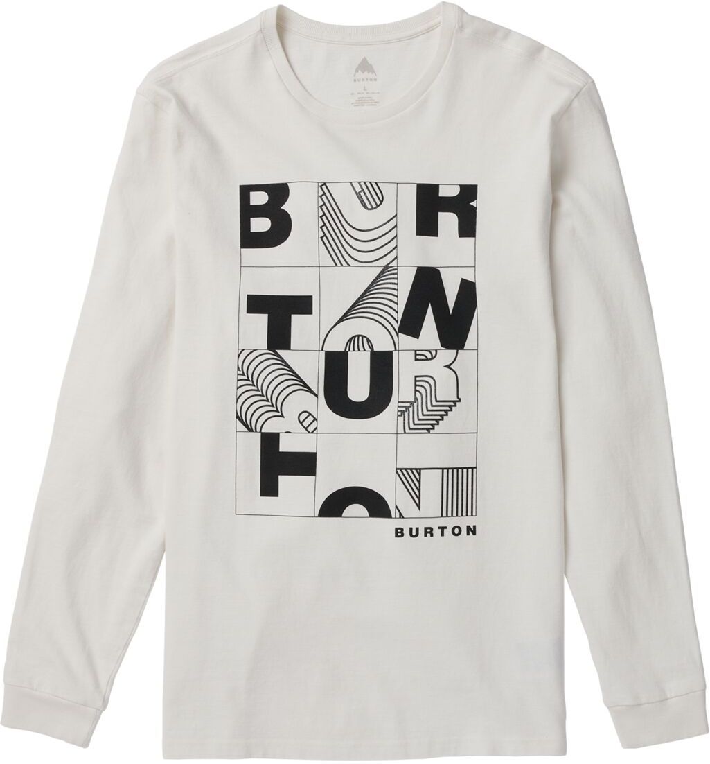 t-shirt męski BURTON AIRSHOT LS TEE Stout White
