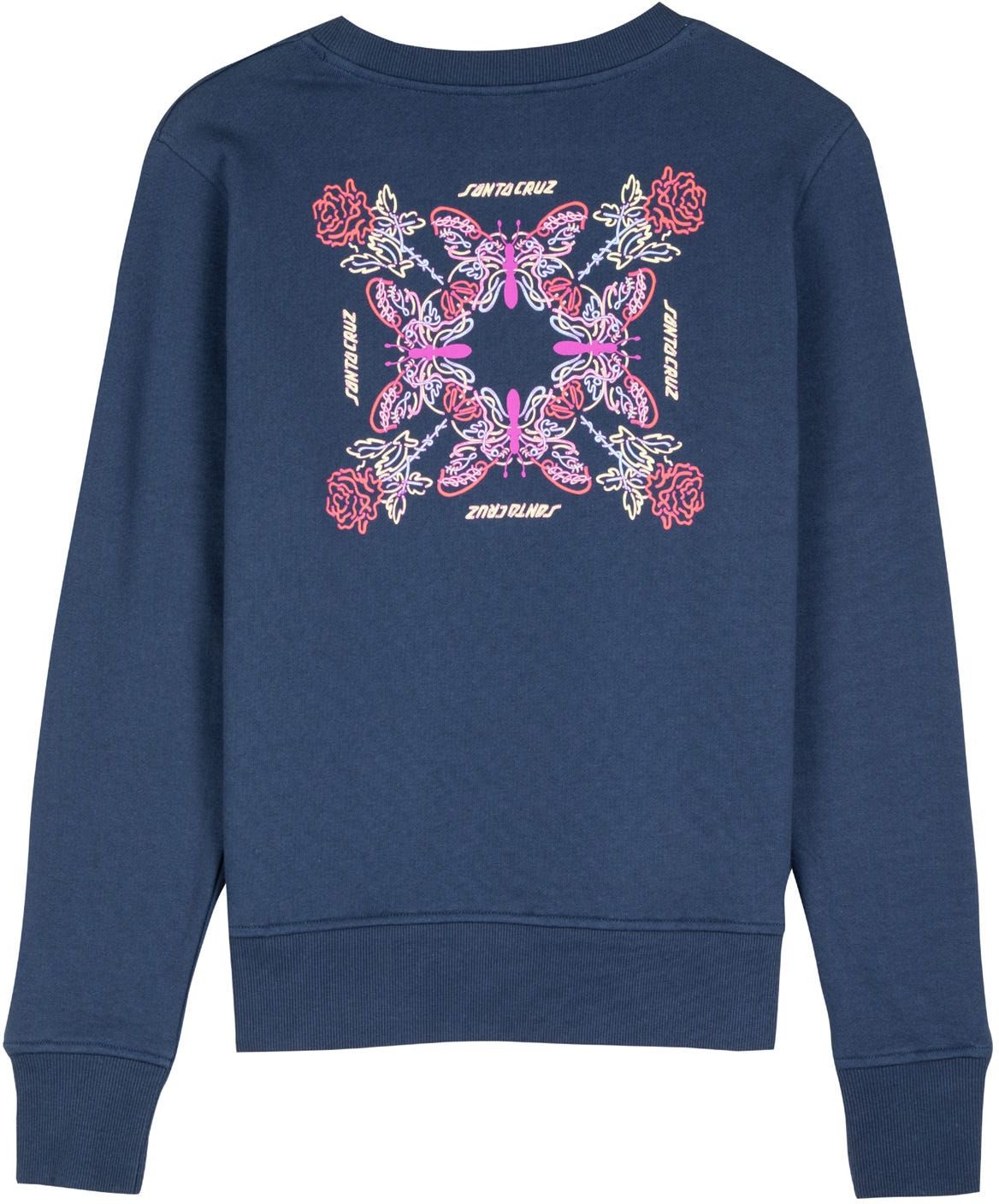 bluza damska SANTA CRUZ TUBULAR GARDEN CREW Navy