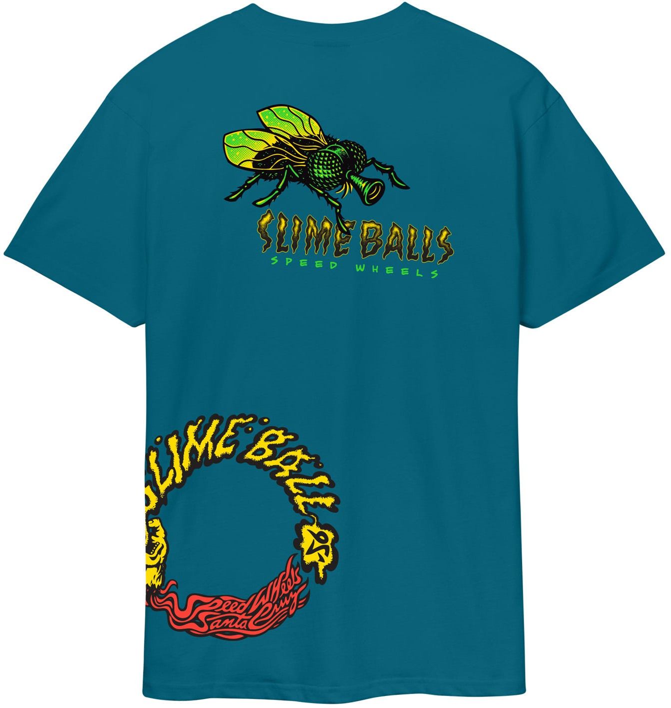 t-shirt męski SANTA CRUZ PRODUCTION TEE Marine Teal
