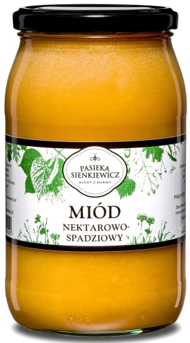 Pasieka Sienkiewicz Miód Nektarowo Spadziowy 1,2 kg