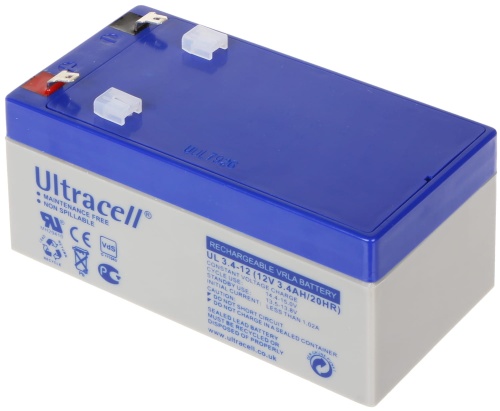 Ultracell Akumulator UL 3.4-12 12V/3.4AH-UL 12V/3.4AH-UL