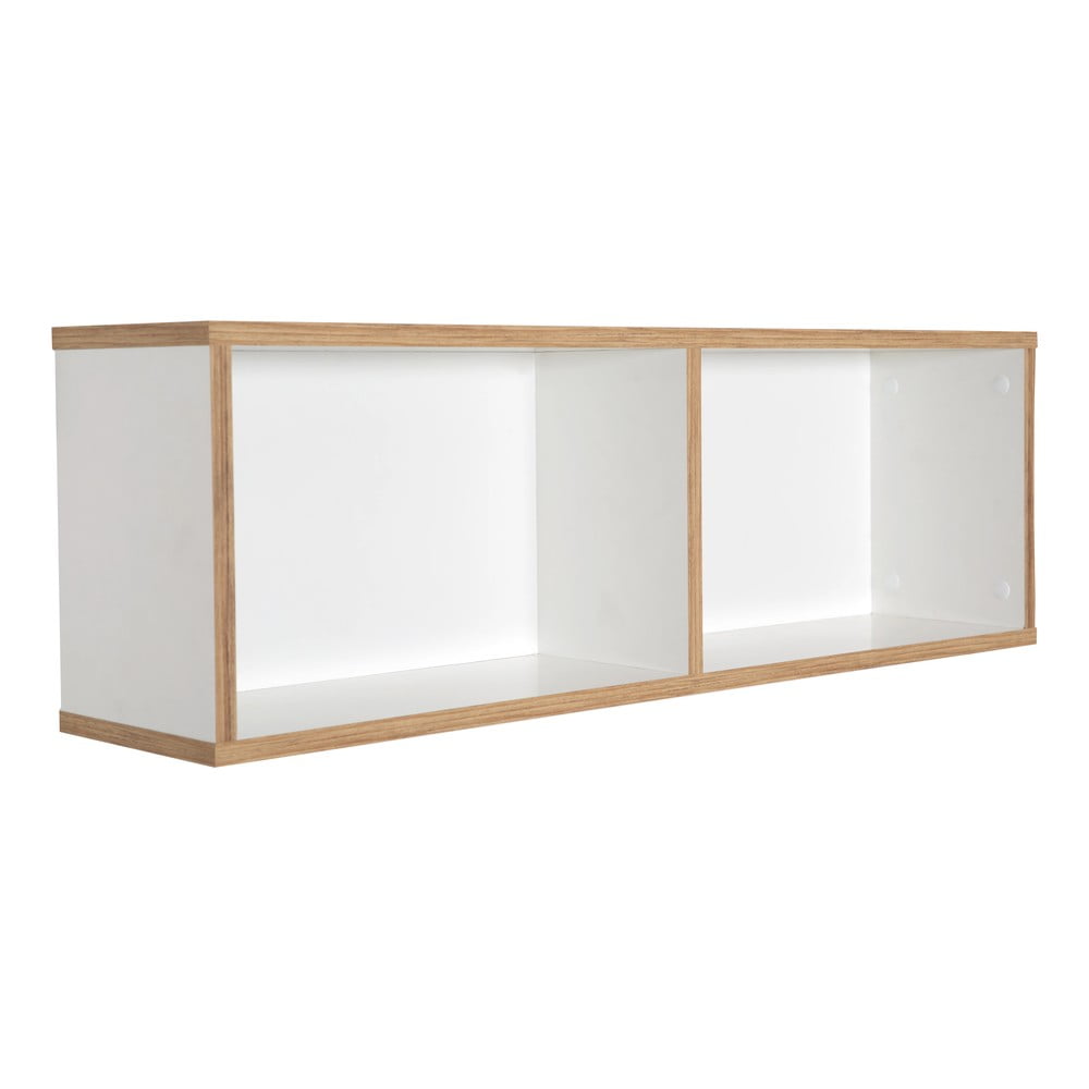 Biały dziecięcy regał ścienny 90x29 cm Finn – Roba
