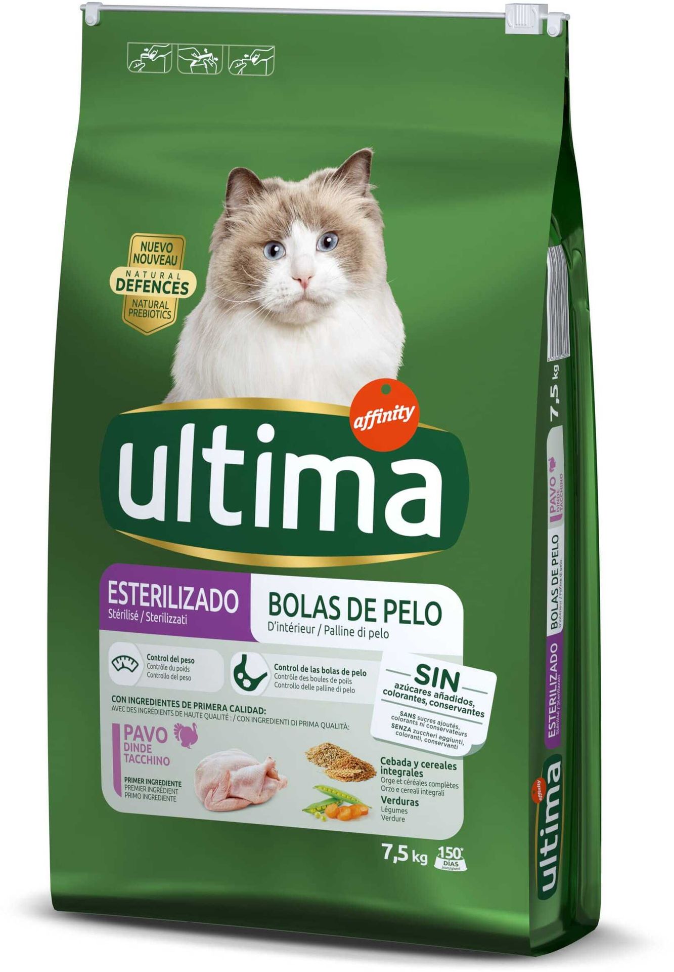 Ultima Cat Sterilized Hairball, indyk - 7.5 kg Dostawa GRATIS!