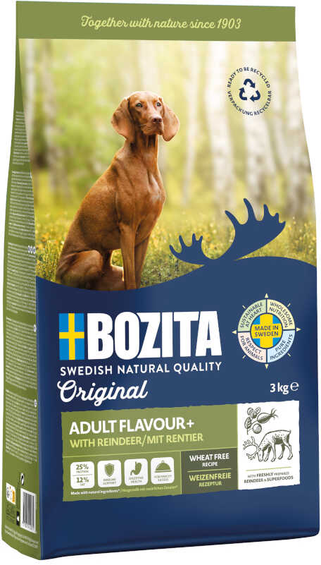 Bozita Original Zestaw oszczędnościowy - Adult Flavour Plus, renifer
