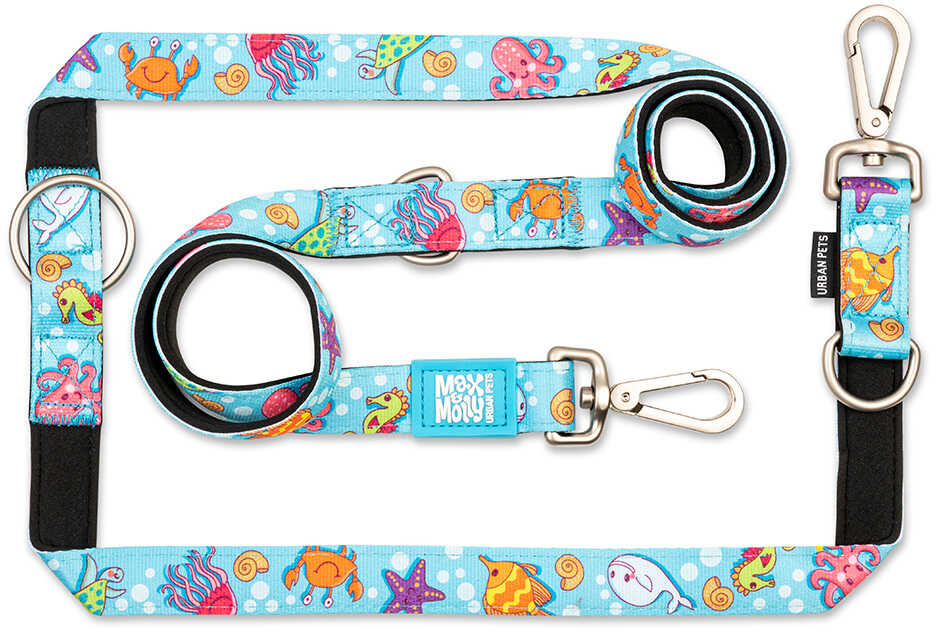Max & Molly Smycz wielofunkcyjna Blue Ocean - Roz. M: dł. 200 cm, szer. 20 mm