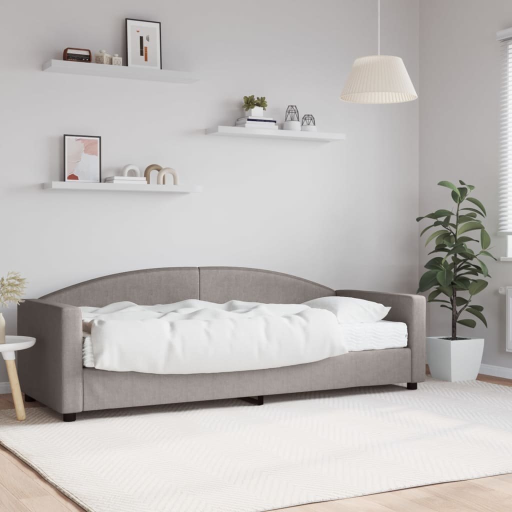 Sofa z materacem do spania, kolor taupe, 80x200 cm, tkanina Lumarko!