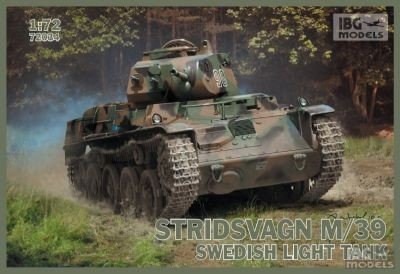 Фото - Збірна модель Szwedzki czołg lekki Stridsvagn M/39 72034