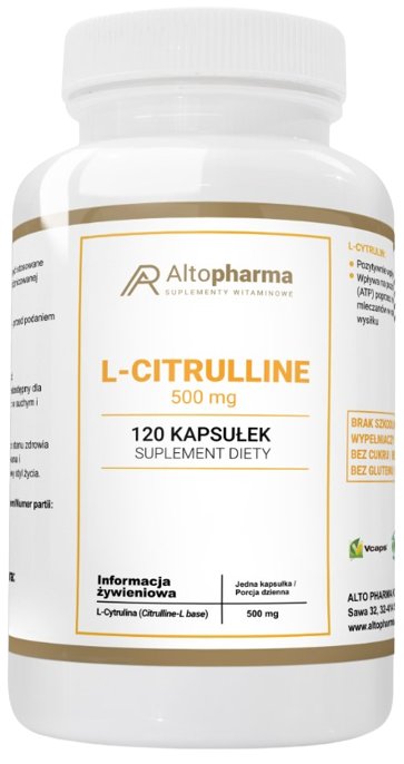 AltoPharma, L-Cytrulina, 120 kaps.