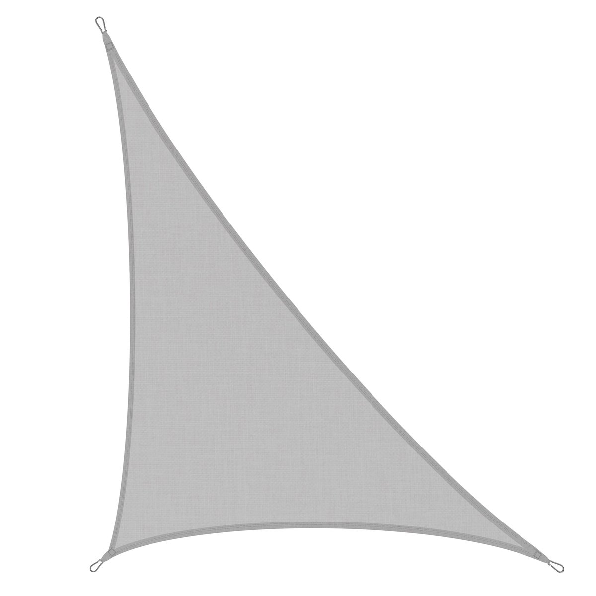 Żagiel przeciwsłoneczny na ogród trójkątny na taras 3x5x5.8m popielaty R2