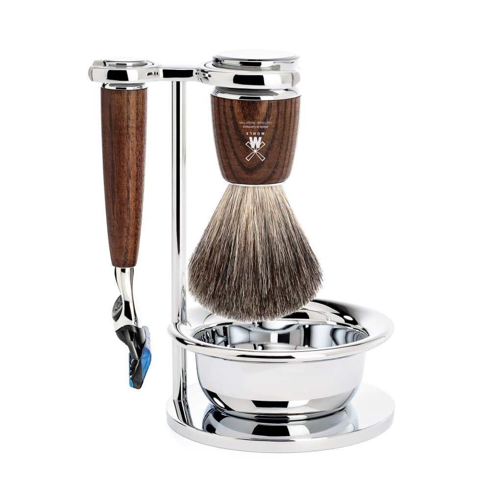 Muhle Rytmo, Zestaw do golenia 4-częściowy, Maszynka Gillette Fusion (S81H220SF)