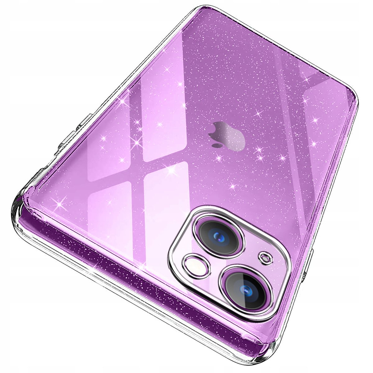 Etui do iPhone 15 SILICONE BROKAT CASE + SZKŁO 9H