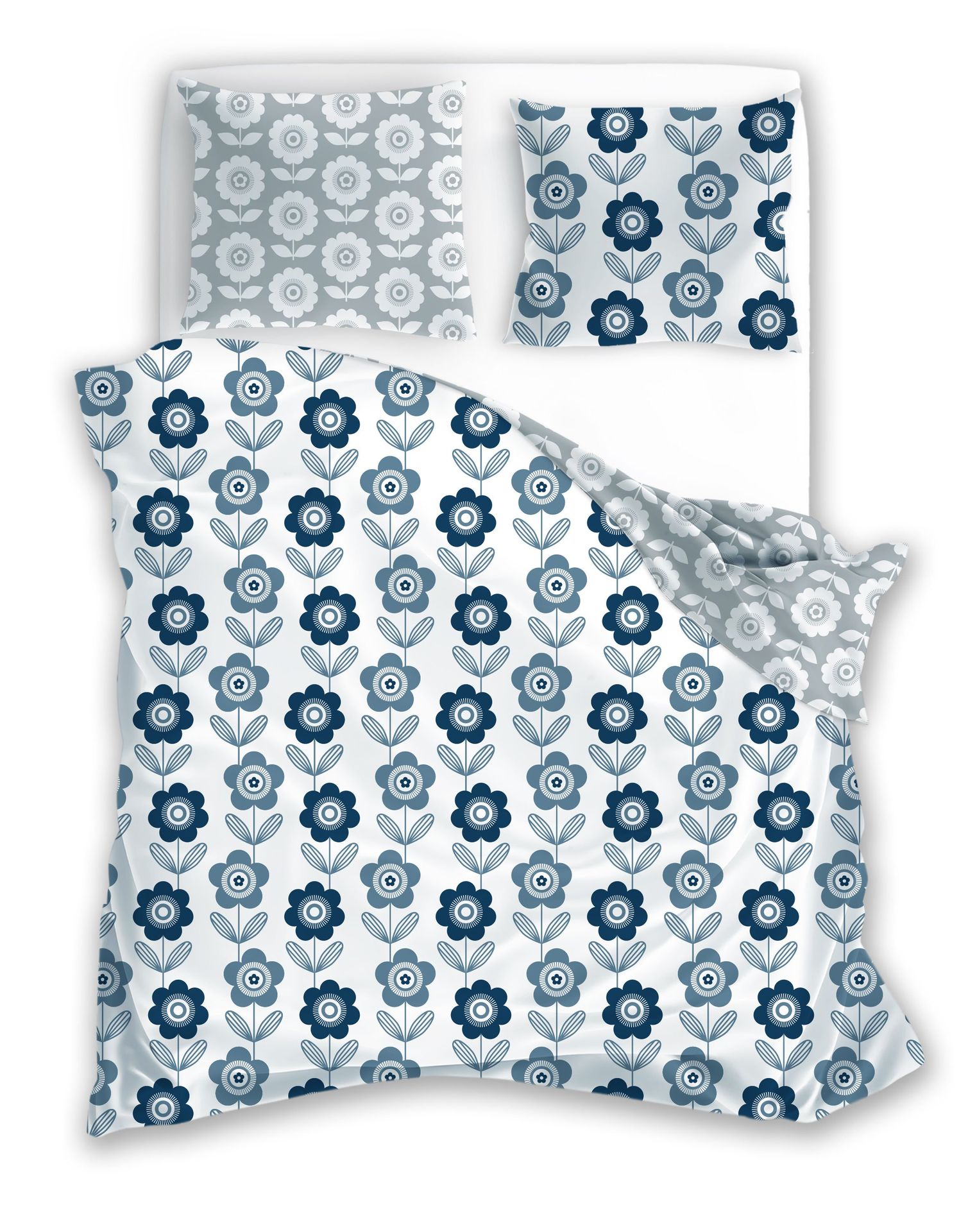 Pościel Flanela Bawełniana Pure Flannel 003  + Dwie Poszewki 70X80
