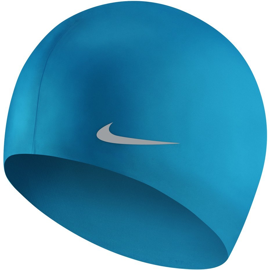 Czepek pływacki Nike Os Solid Junior niebieski TESS0106-458 Lumarko!