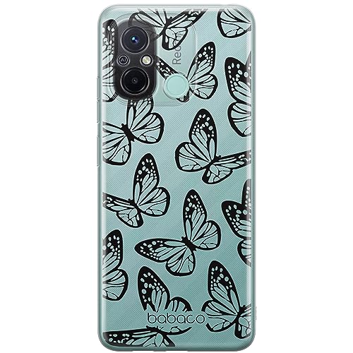 ERT GROUP etui na telefon Xiaomi REDMI 12C/ REDMI 11A, case oryginalny i oficjalnie licencjonowany przez Babaco, wzór Butterflies 002, optymalnie dopasowane, plecki z TPU