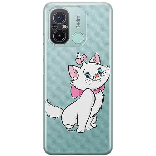 ERT GROUP etui na telefon Xiaomi REDMI 12C/ REDMI 11A, case oryginalny i oficjalnie licencjonowany przez Disney, wzór Marie 007, optymalnie dopasowane, plecki z TPU częściowo przeźroczyste