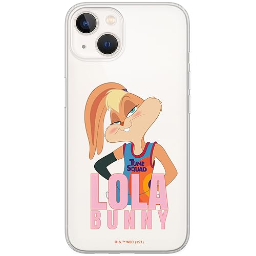 ERT GROUP etui na telefon Iphone 13 MINI, case oryginalny i oficjalnie licencjonowany przez Looney Tunes, wzór Space Jam 021, optymalnie dopasowane, plecki z TPU częściowo przeźroczyste