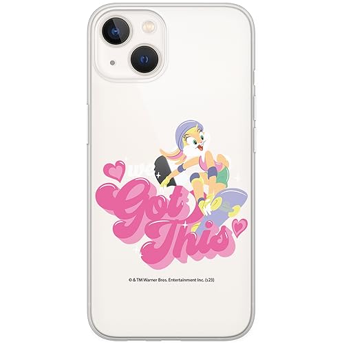 ERT GROUP etui na telefon Iphone 13 MINI, case oryginalny i oficjalnie licencjonowany przez Looney Tunes, wzór Lola 004, optymalnie dopasowane, plecki z TPU częściowo przeźroczyste