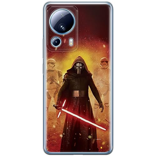 Etui Kylo Ren 001 Star Wars Nadruk pełny Pomarańczowy Producent: Xiaomi, Model: 13 LITE/ CIVI 2