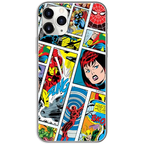 ERT GROUP etui na telefon Iphone 11 PRO, case oryginalny i oficjalnie licencjonowany przez Marvel, wzór Avengers 034, optymalnie dopasowane, plecki z TPU