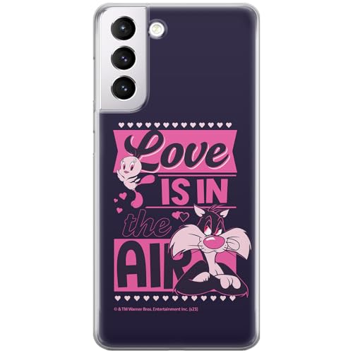 ERT GROUP etui na telefon Samsung S21 PLUS, case oryginalny i oficjalnie licencjonowany przez Looney Tunes, wzór Sylvester & Tweety 007, optymalnie dopasowane, plecki z TPU