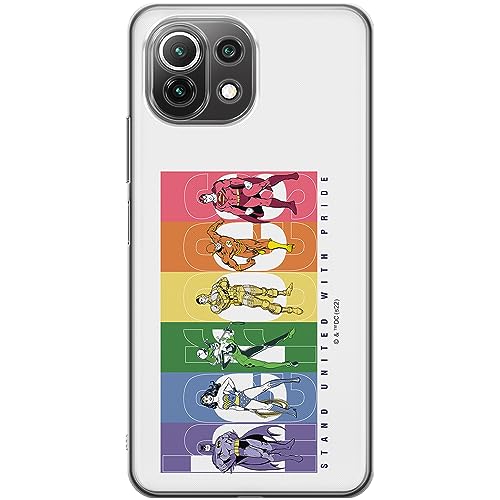 ERT GROUP etui na telefon Xiaomi 11 LITE 4G / 11 LITE 5G, case oryginalny i oficjalnie licencjonowany przez DC, wzór Justice League 008, optymalnie dopasowane, plecki z TPU