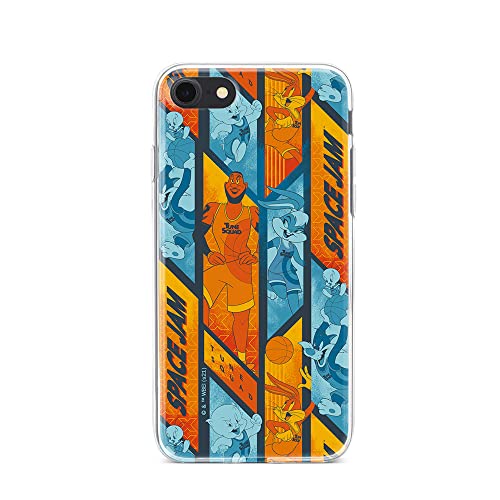 ERT GROUP etui na telefon Iphone 7/8/ SE 2/ SE 3, case oryginalny i oficjalnie licencjonowany przez Looney Tunes, wzór Space Jam 005, optymalnie dopasowane, plecki z TPU
