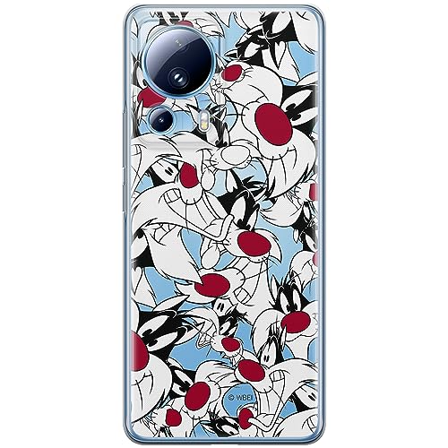 ERT GROUP etui na telefon Xiaomi 13 LITE/CIVI 2, case oryginalny i oficjalnie licencjonowany przez Looney Tunes, wzór Sylvester 004, optymalnie dopasowane, plecki z TPU częściowo przeźroczyste
