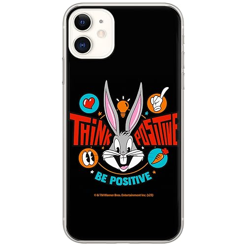 ERT GROUP etui na telefon Iphone 11, case oryginalny i oficjalnie licencjonowany przez Looney Tunes, wzór Bugs 020, optymalnie dopasowane, plecki z TPU