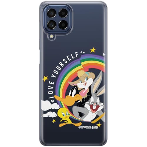 ERT GROUP etui na telefon Samsung M53 5G, case oryginalny i oficjalnie licencjonowany przez Looney Tunes, wzór 016, optymalnie dopasowane, plecki z TPU częściowo przeźroczyste